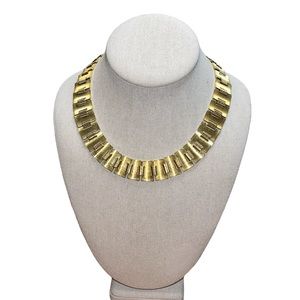 Gold Tone Monet Link Necklace